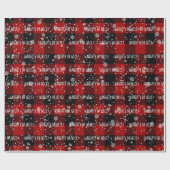 またはいけな格子上の素敵な文字 ラッピングペーパー (フラット)