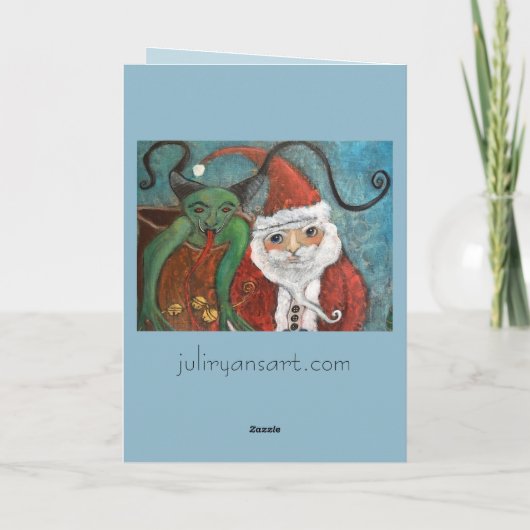 またはいけな素敵なアお洒落ートクリスマス シーズンカード (裏面)