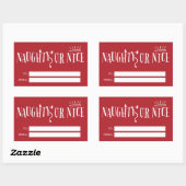 またはいけな素敵なクリスマスギフトタグ 長方形シール (シート)