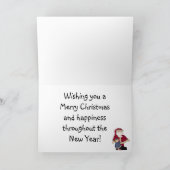 またはいけな素敵なクリスマスグリーティングカード シーズンカード (内部)