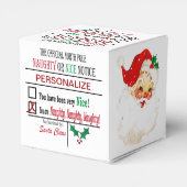 またはいけな素敵なクリスマスサンタ フェイバーボックス (裏面サイド)