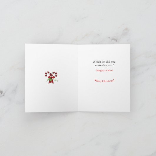 またはいけな素敵なクリスマスデザイン シーズンカード (内部)