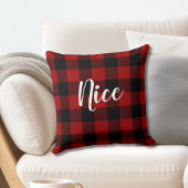 またはいけな素敵なクリスマスバッファロープレイドファームハウス クッション