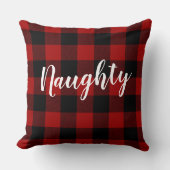 またはいけな素敵なクリスマスバッファロープレイドファームハウス クッション (正面)
