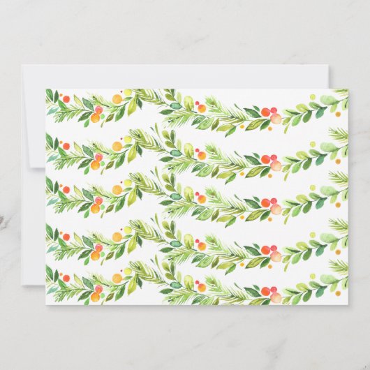 またはいけな素敵なクリスマスパーティー招待状 招待状 (裏面)