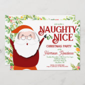 またはいけな素敵なクリスマスパーティー招待状 招待状 (正面/裏面)