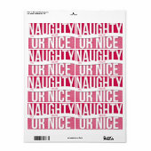 またはいけな素敵なクリスマスプレゼントのラベル ラベル (フルシート)