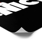 またはいけな素敵な一致するクリスマスおもしろいサンタ ポスター (角)