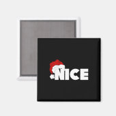 またはいけな素敵な一致するクリスマスおもしろいサンタ マグネット (正面/裏面)