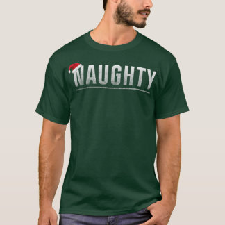 またはいけな素敵な一致するクリスマスカップルのコスム Tシャツ