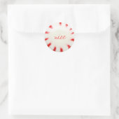 またはいけな素敵な休日のステッカー ラウンドシール (バッグ)