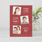 またはいけな素敵な兄弟姉妹おもしろいクリスマスカード (スタンド正面)