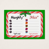 またはいけなNice 3.5インチx 2.5インチプロファイルカード (正面)