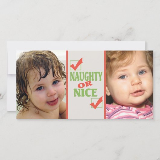 またはいけなNice Christmas List シーズンカード (正面)
