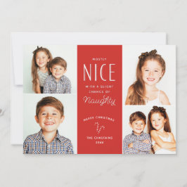 またはいけなNice Kids Photo おもしろい Christmas Cards シーズンカード