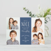 またはいけなNice Kids Photo おもしろい Christmas Cards シーズンカード (スタンド正面)