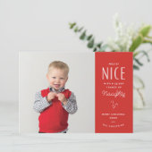 またはいけなNice Kids Photo おもしろい Christmas Cards シーズンカード (スタンド正面)