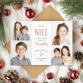 またはいけなNice Kids Photo おもしろい Christmas Cards シーズンカード