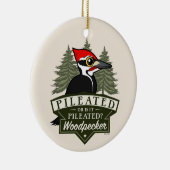 またはおもしろいそれを組み合わせたウキツツキの発音か セラミックオーナメント (右)