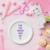 またはそれを得るガーリー – トレンディー関連のクート ペーパープレート (パーティー)