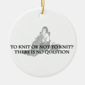 またはない編機械のためのニットおもしろいプロダクトに編むため セラミックオーナメント (正面)