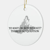 またはない編機械のためのニットおもしろいプロダクトに編むため セラミックオーナメント (左)