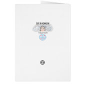 またはやる気を起こさせるGood Luck Greetings Card (裏面)