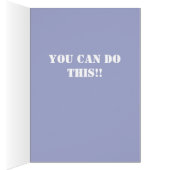 またはやる気を起こさせるGood Luck Greetings Card (内側 (右))