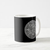 またはアステカマヤ暦 コーヒーマグカップ (正面右)