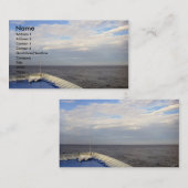 またはクルージングのビジネスプロフィールカードは探検しよう 名刺 (正面/裏面)