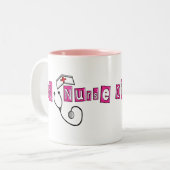 またはナースのギフト ツートーンマグカップ (正面左)