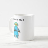 またはナースの石 コーヒーマグカップ (正面左)