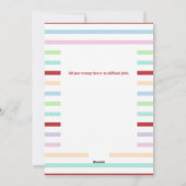 またはメリー赤でないクリスマスの写真 シーズンカード (裏面)