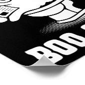 または処理不気味幽霊これはBoo Sheet Hallo ポスター (角)