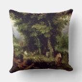 または地上の楽園1607-08年埋めて下さい(警察官の油 クッション (裏面)