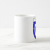 または家紋ガルシアの紋章付き外衣 コーヒーマグカップ (中央)