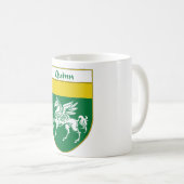 または家紋クウィンの紋章付き外衣 コーヒーマグカップ (正面右)