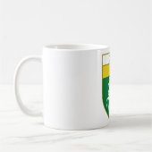 または家紋クウィンの紋章付き外衣 コーヒーマグカップ (左)