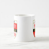 または家紋マーフィーの紋章付き外衣 コーヒーマグカップ (中央)