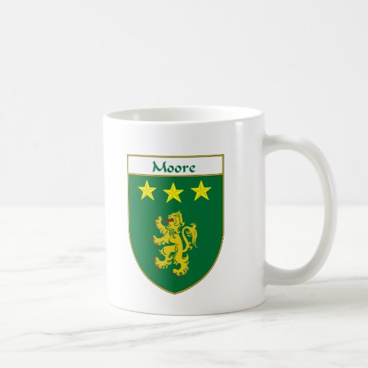または家紋ムーアの紋章付き外衣 コーヒーマグカップ (右)