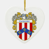 または家紋大工の紋章付き外衣 セラミックオーナメント (正面)