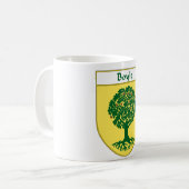 または家紋Boyleの紋章付き外衣 コーヒーマグカップ (正面左)