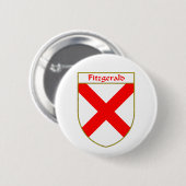 または家紋Fitzgeraldの紋章付き外衣 缶バッジ (正面&裏面)