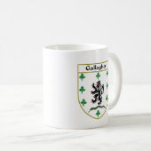 または家紋Gallagherの紋章付き外衣 コーヒーマグカップ (正面右)