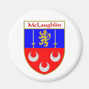 または家紋McLaughlinの紋章付き外衣 マグネット