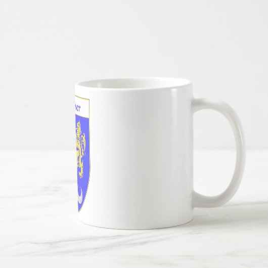 または家紋Meagherの紋章付き外衣 コーヒーマグカップ (右)
