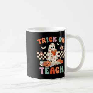または教えGroovy先生ハロウィーンレトロフローラGho コーヒーマグカップ