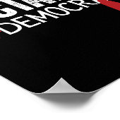 または民主主義おもしろいトランプヘアタイ ポスター (角)