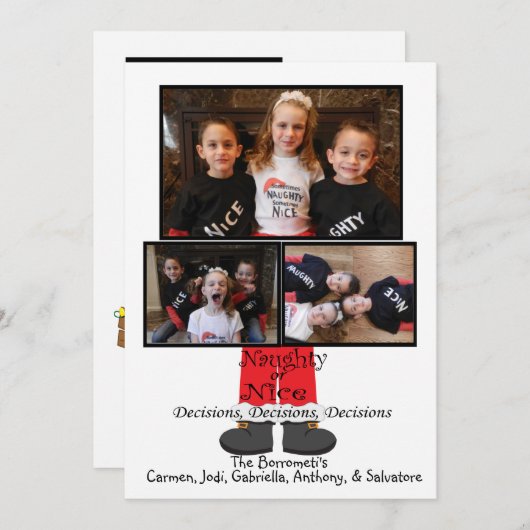 または素敵いけななフォトクリスマスカード シーズンカード (正面/裏面)