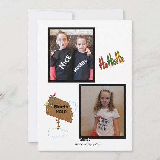 または素敵いけななフォトクリスマスカード シーズンカード (裏面)